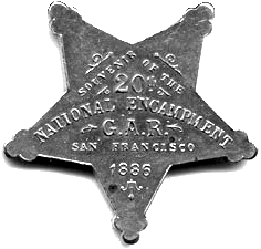 1886 souvenir badge